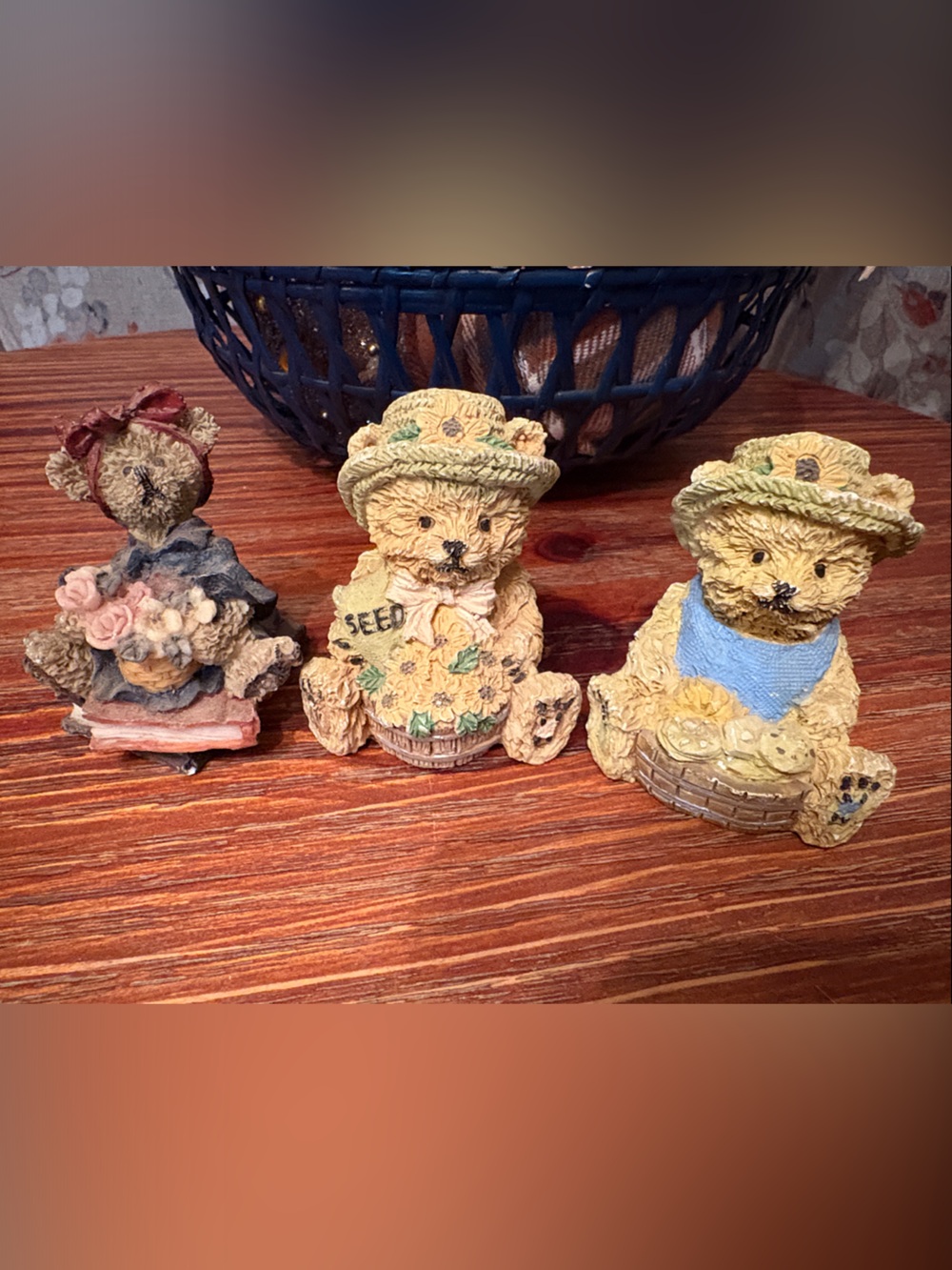 Lot of 3 - K’s collection cottage decor teddy bears
